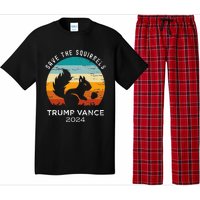 Trump Vance 2024 Save The Squirrels Pajama Set