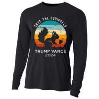 Trump Vance 2024 Save The Squirrels Cooling Performance Long Sleeve Crew