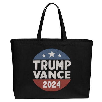 Trump Vance 2024 Donald Trump Jd Vance 2024 Pro Trump 2024 Cotton Canvas Jumbo Tote