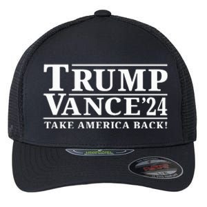 Trump Vance 2024 Take America Back President Vp Election Flexfit Unipanel Trucker Cap