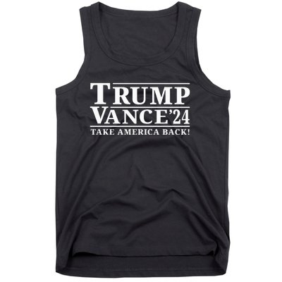 Trump Vance 2024 Take America Back President Vp Election Tank Top