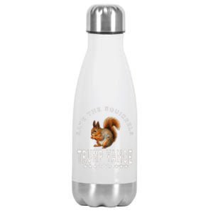 Trump Vance 2024 Save The Squirrels Save The Squirrels Trump Stainless Steel Insulated Water Bottle