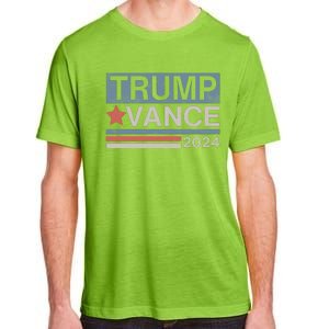 Trump Vance 2024 Retro Stripe Trump Jd Vance Adult ChromaSoft Performance T-Shirt