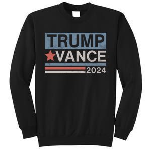 Trump Vance 2024 Retro Stripe Trump Jd Vance Sweatshirt