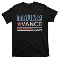 Trump Vance 2024 Retro Stripe Trump Jd Vance T-Shirt