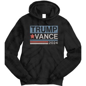 Trump Vance 2024 Retro Stripe Trump Jd Vance Tie Dye Hoodie