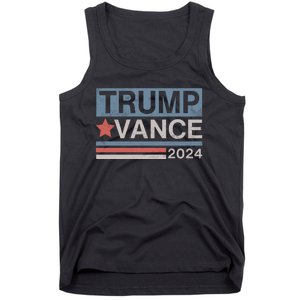 Trump Vance 2024 Retro Stripe Trump Jd Vance Tank Top