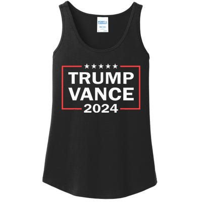 Trump Vance 2024 For President Vp Usa Election Patriotic Ladies Essential Tank