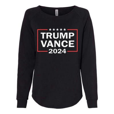 Trump Vance 2024 For President Vp Usa Election Patriotic Womens California Wash Sweatshirt