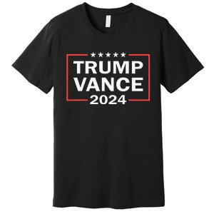 Trump Vance 2024 For President Vp Usa Election Patriotic Premium T-Shirt