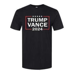 Trump Vance 2024 For President Vp Usa Election Patriotic Softstyle CVC T-Shirt