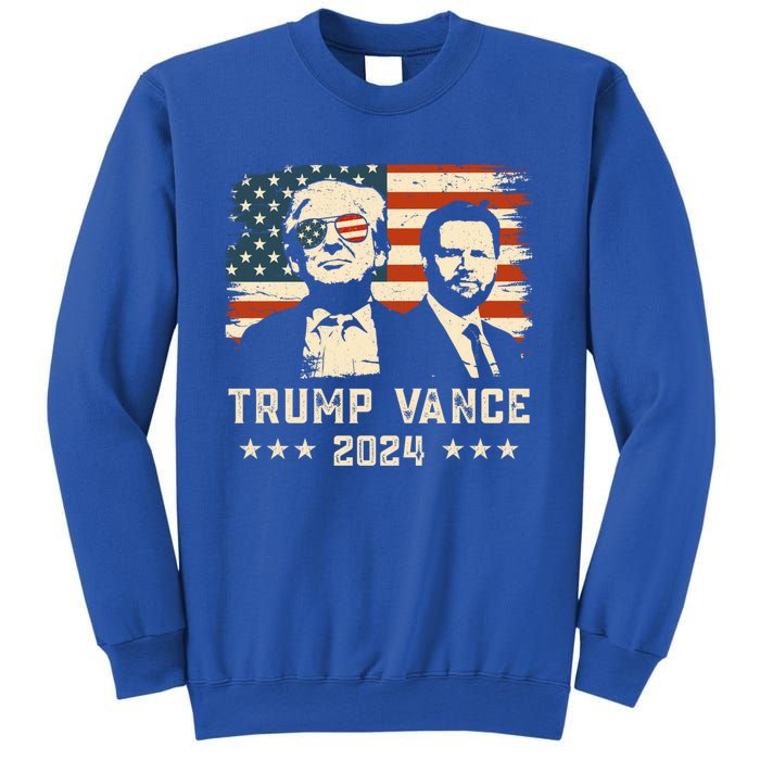 Trump Vance 2024 Flag Patriotic Republican 45 47 Trump Vance Great Gift Sweatshirt