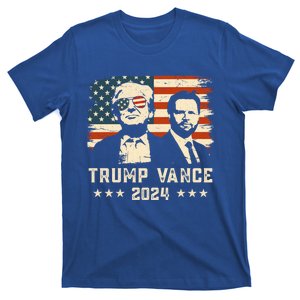 Trump Vance 2024 Flag Patriotic Republican 45 47 Trump Vance Great Gift T-Shirt