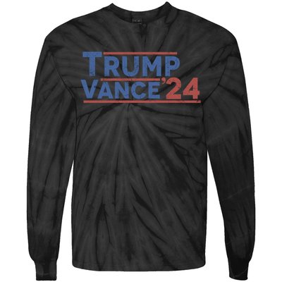 Trump Vance 2024 Tie-Dye Long Sleeve Shirt