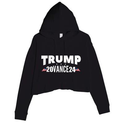 Trump Vance 2024 Election 2024 Crop Fleece Hoodie