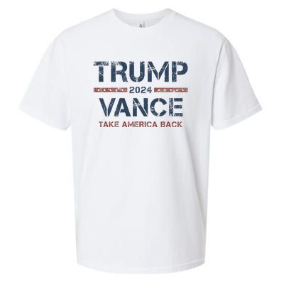 Trump Vance 2024 Take America Back Usa Vintage Sueded Cloud Jersey T-Shirt