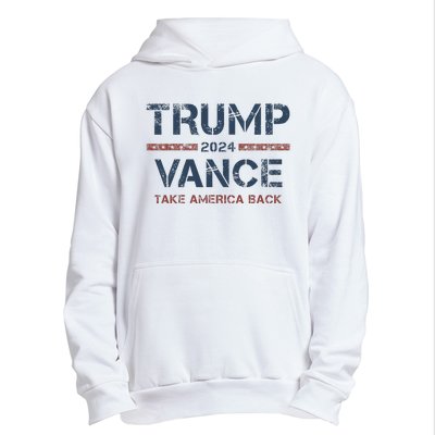 Trump Vance 2024 Take America Back Usa Vintage Urban Pullover Hoodie