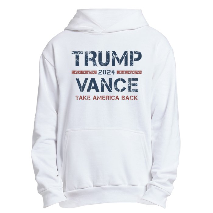 Trump Vance 2024 Take America Back Usa Vintage Urban Pullover Hoodie