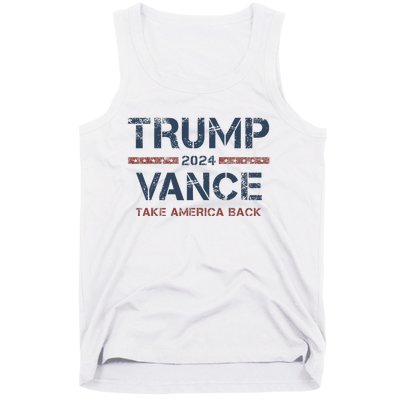 Trump Vance 2024 Take America Back Usa Vintage Tank Top