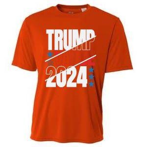 Trump Vance 2024 For President Usa Election Patriotic Meaningful Gift Cooling Performance Crew T-Shirt