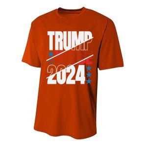 Trump Vance 2024 For President Usa Election Patriotic Meaningful Gift Performance Sprint T-Shirt