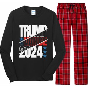 Trump Vance 2024 For President Usa Election Patriotic Meaningful Gift Long Sleeve Pajama Set