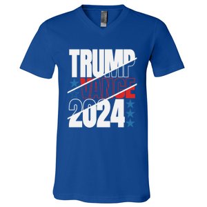 Trump Vance 2024 For President Usa Election Patriotic Meaningful Gift V-Neck T-Shirt