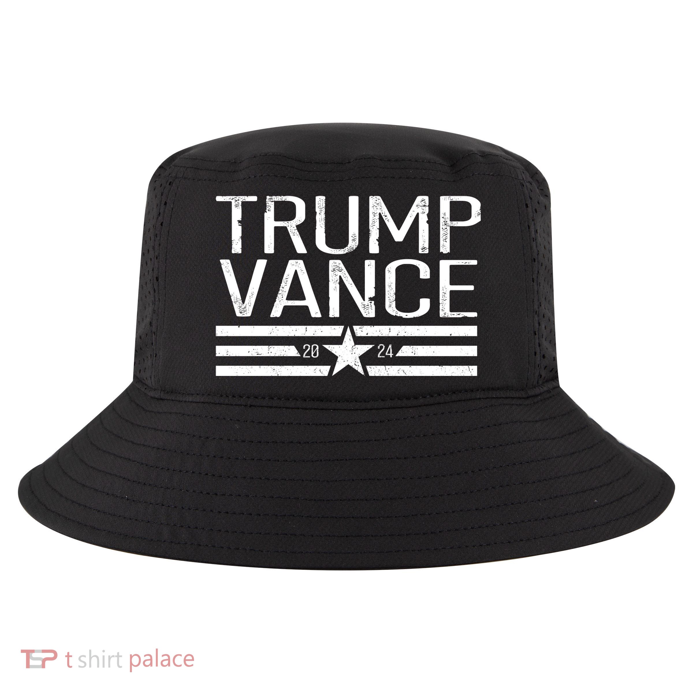 Trump Vance 2024 Star Vintage Cool Comfort Performance Bucket Hat