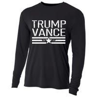 Trump Vance 2024 Star Vintage Cooling Performance Long Sleeve Crew