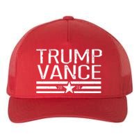 Trump Vance 2024 Star Vintage Yupoong Adult 5-Panel Trucker Hat