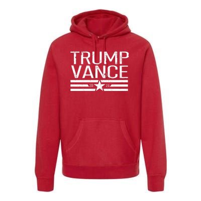 Trump Vance 2024 Star Vintage Premium Hoodie