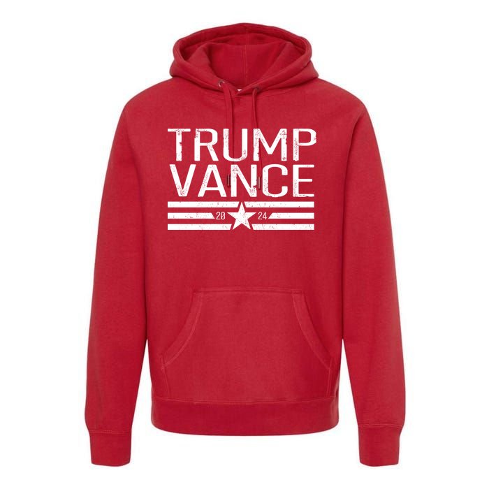 Trump Vance 2024 Star Vintage Premium Hoodie