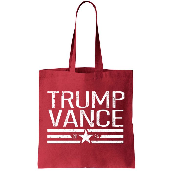 Trump Vance 2024 Star Vintage Tote Bag