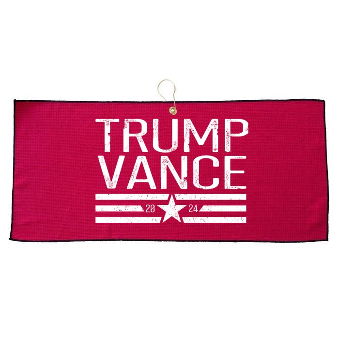 Trump Vance 2024 Star Vintage Large Microfiber Waffle Golf Towel