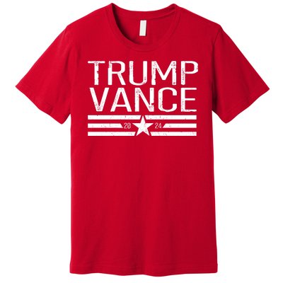 Trump Vance 2024 Star Vintage Premium T-Shirt