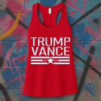 Trump Vance 2024 Star Vintage Womens Tank Top