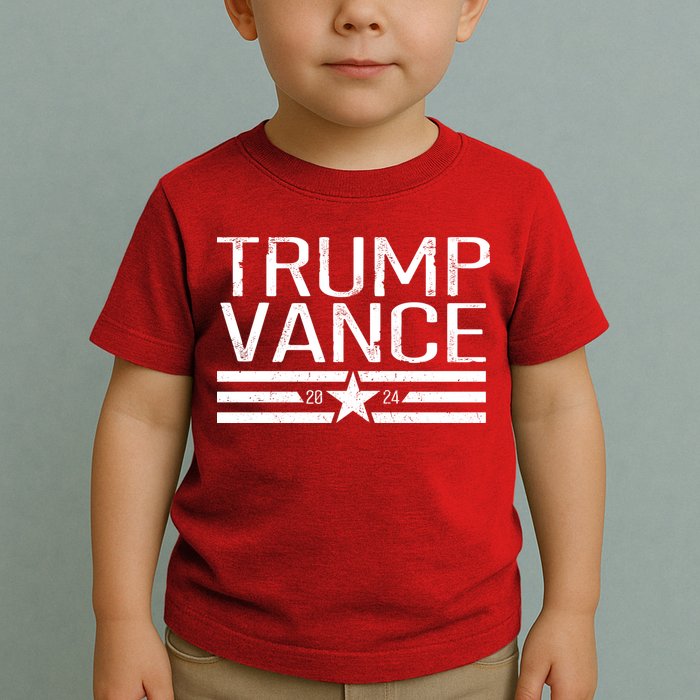 Trump Vance 2024 Star Vintage Toddler T-Shirt