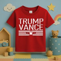 Trump Vance 2024 Star Vintage Toddler T-Shirt