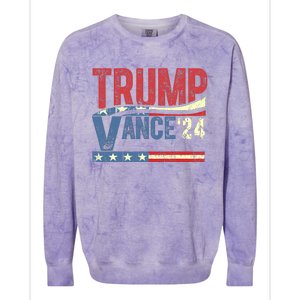 Trump Vance 2024 Funny Election Colorblast Crewneck Sweatshirt