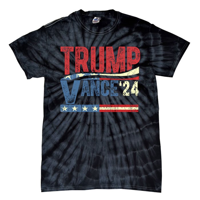 Trump Vance 2024 Funny Election Tie-Dye T-Shirt