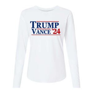 Trump Vance 2024 Womens Cotton Relaxed Long Sleeve T-Shirt