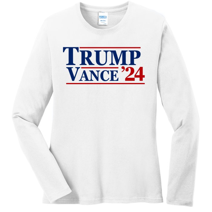 Trump Vance 2024 Ladies Long Sleeve Shirt