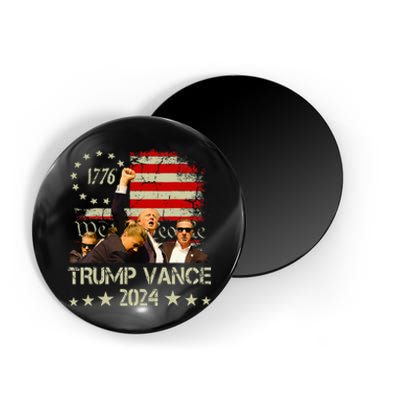 Trump Vance 2024 President Trump Supporter Reelection Magnet