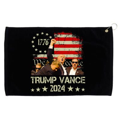 Trump Vance 2024 President Trump Supporter Reelection Grommeted Golf Towel