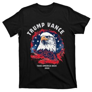 Trump Vance 2024 Vp Eagle America Election Take America Back T-Shirt