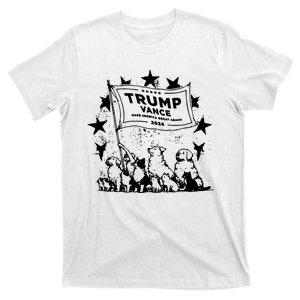 Trump Vance 2024 Election Cats And Dogs For Trump T-Shirt