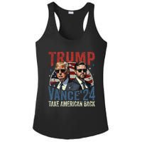 Trump Vance 2024 Donald Trump J.D. Vance Take America Back Ladies PosiCharge Competitor Racerback Tank