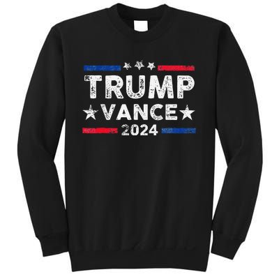 Trump Vance 2024 Us Flag Vintage Election President 2024 Gift Sweatshirt