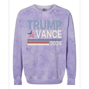 Trump Vance 2024 Colorblast Crewneck Sweatshirt