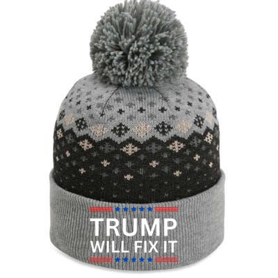 Trump Vance 2024 Election Will Fix It The Baniff Cuffed Pom Beanie